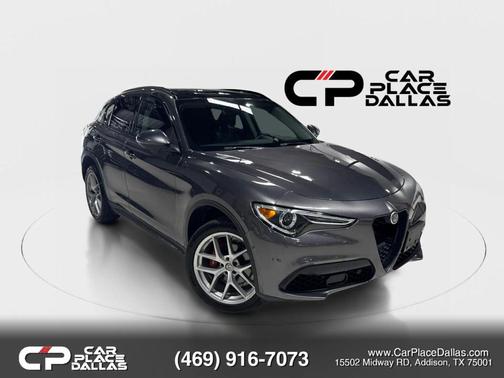 Gray 2019 Alfa Romeo Stelvio Sport