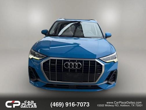 Blue 2020 Audi Q3 45 S line Prestige