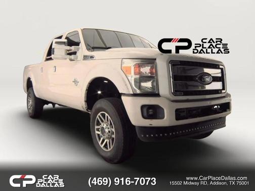 White 2016 Ford F-350 Platinum