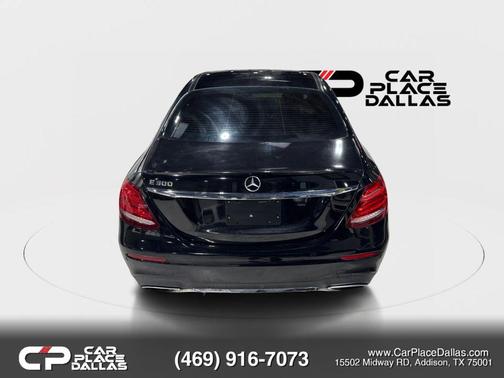 Black 2018 Mercedes-Benz E-Class E 300 Sedan 4D