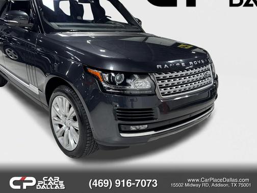 Black 2016 Land Rover Range Rover 5.0L Supercharged