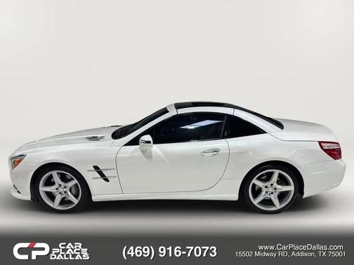 White 2015 Mercedes-Benz SL-Class SL 400