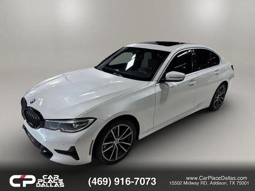 White 2021 BMW 330 330i Sedan 4D