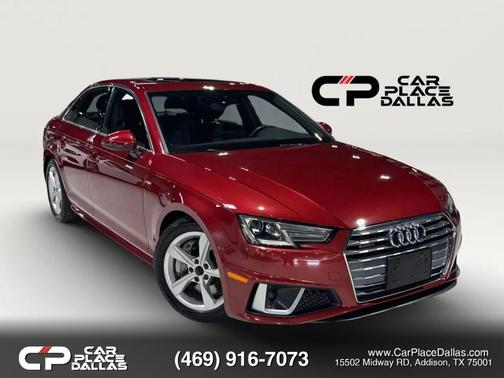 Red 2019 Audi A4 45 Premium