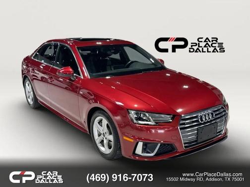 Red 2019 Audi A4 45 Premium