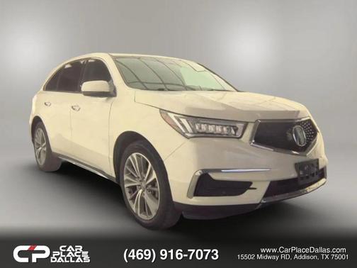 White 2018 Acura MDX 3.5L w/Technology Package