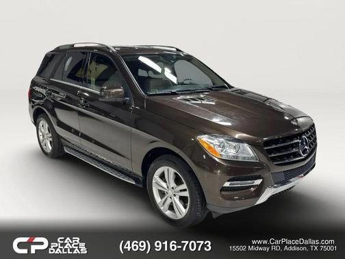 Brown 2013 Mercedes-Benz M-Class ML 350 Sport Utility 4D