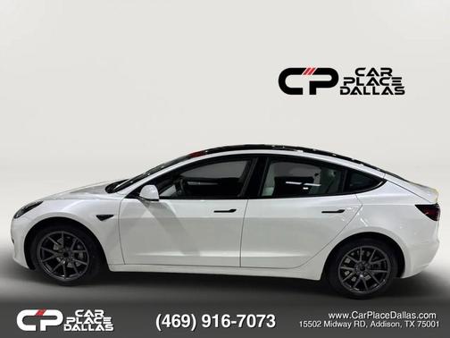 White 2021 Tesla Model 3 Long Range