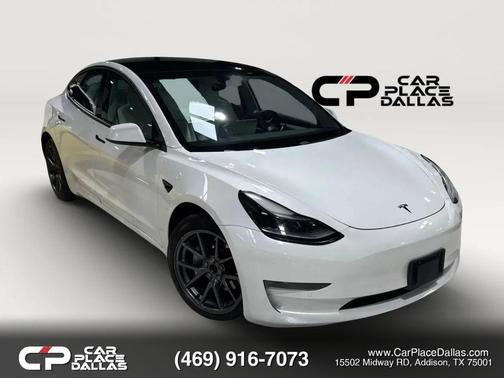 White 2021 Tesla Model 3 Long Range