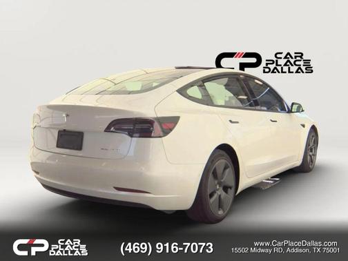White 2021 Tesla Model 3 Long Range