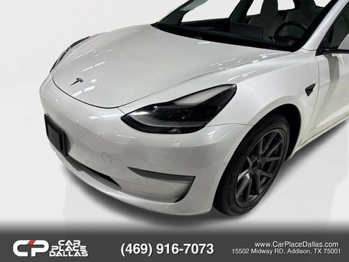 White 2021 Tesla Model 3 Long Range