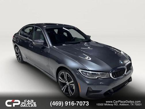 Gray 2022 BMW 330 330i Sedan 4D