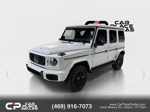 White 2025 Mercedes-Benz G-Class G 580 w/EQ Technology Sport Utility 4D