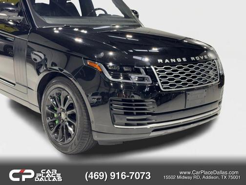Black 2020 Land Rover Range Rover 3.0L V6 Supercharged HSE