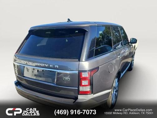 Gray 2016 Land Rover Range Rover 5.0L Supercharged