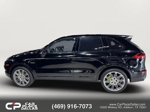 Black 2017 Porsche Cayenne Cayenne S E-Hybrid Platinum Edition