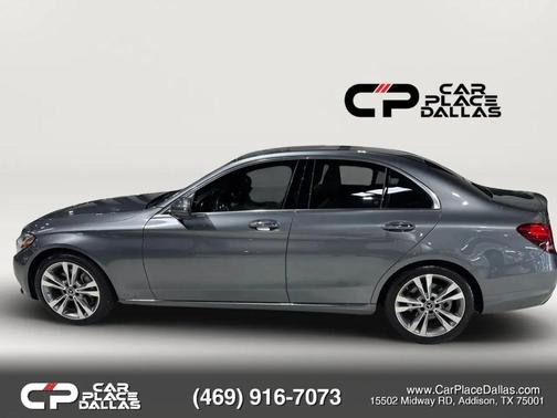 Gray 2018 Mercedes-Benz C-Class C 300 Sedan 4D
