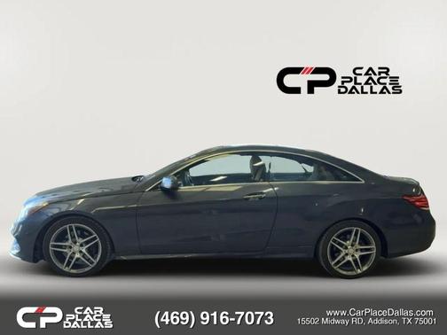 Gray 2016 Mercedes-Benz E-Class E 400 Coupe 2D