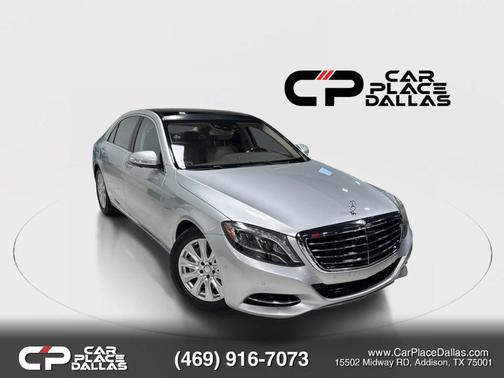 Silver 2015 Mercedes-Benz S-Class S 550 Sedan 4D