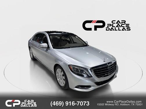 Silver 2015 Mercedes-Benz S-Class S 550 Sedan 4D