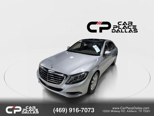 Silver 2015 Mercedes-Benz S-Class S 550 Sedan 4D
