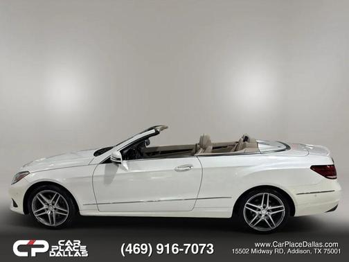 White 2014 Mercedes-Benz E-Class E 350 Cabriolet 2D