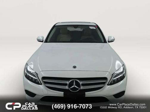 White 2019 Mercedes-Benz C-Class C 300 Sedan 4D