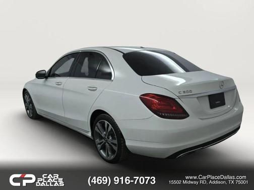 White 2019 Mercedes-Benz C-Class C 300 Sedan 4D