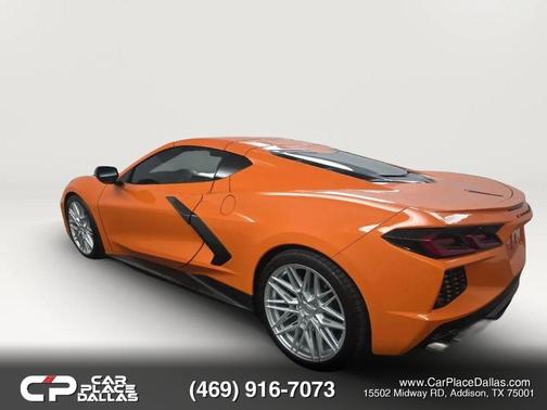 Orange 2023 Chevrolet Corvette Stingray w/1LT