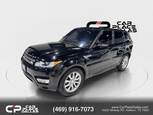 Black 2016 Land Rover Range Rover Sport 3.0L Turbocharged Diesel HSE Td6