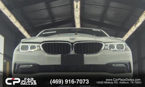 White 2018 BMW 530 530i Sedan 4D
