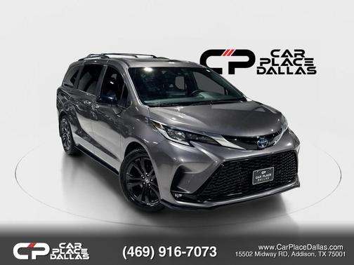 Gray 2022 Toyota Sienna XSE 7 Passenger
