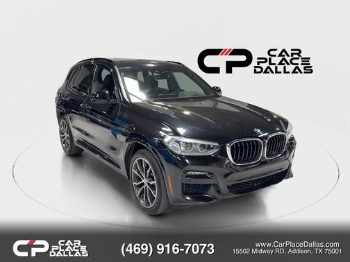 Black 2020 BMW X3 xDrive30i