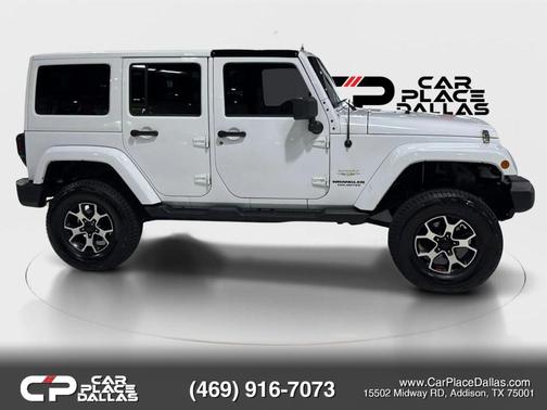 White 2014 Jeep Wrangler Unlimited Sahara