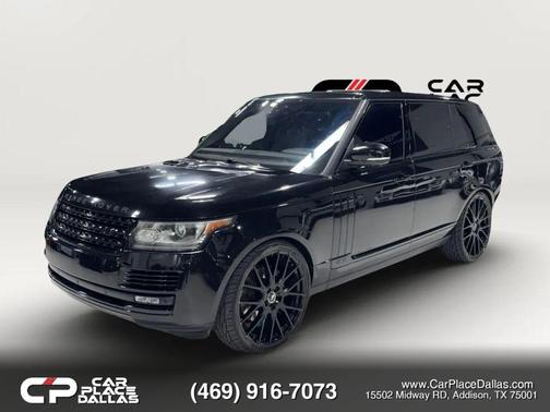 Black 2017 Land Rover Range Rover 5.0L Supercharged