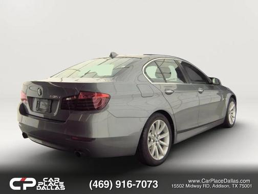 Gray 2014 BMW 535 535i Sedan 4D