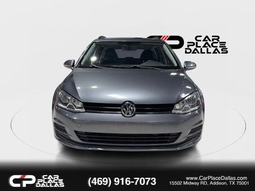 Gray 2017 Volkswagen Golf SportWagen TSI SE