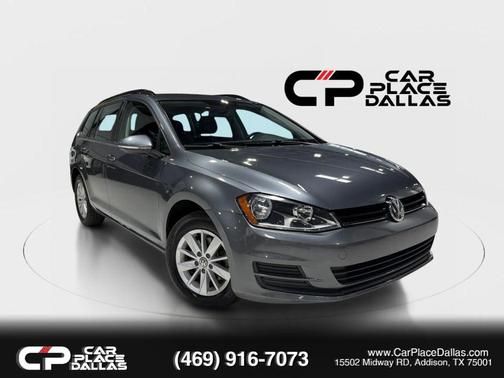 Gray 2017 Volkswagen Golf SportWagen TSI SE