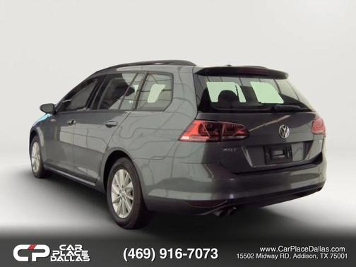 Gray 2017 Volkswagen Golf SportWagen TSI SE