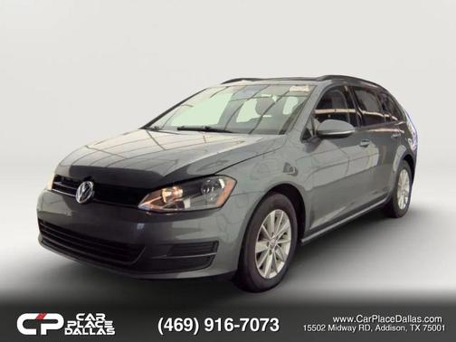 Gray 2017 Volkswagen Golf SportWagen TSI SE