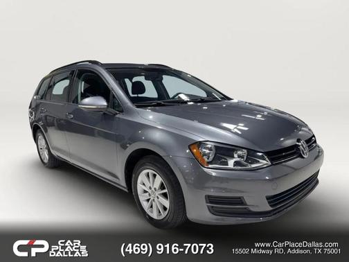 Gray 2017 Volkswagen Golf SportWagen TSI SE
