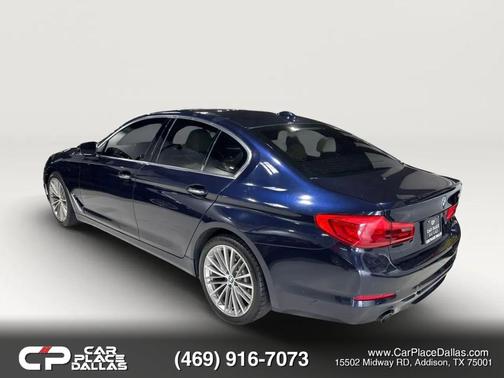 Blue 2018 BMW 530 530i Sedan 4D