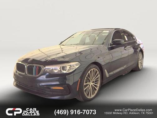 Blue 2018 BMW 530 530i Sedan 4D