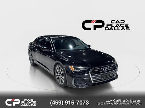 Black 2019 Audi A6 55 Premium Plus