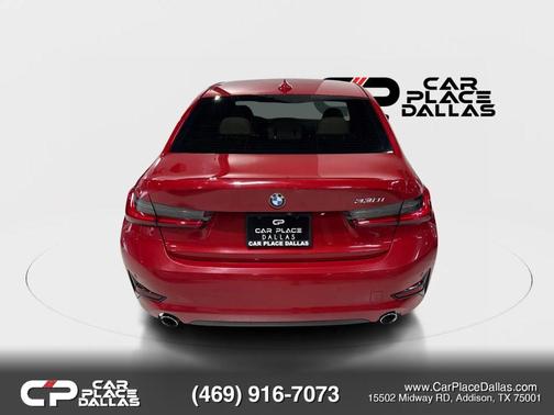 Red 2021 BMW 330 330i Sedan 4D