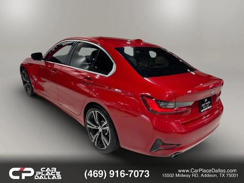 Red 2021 BMW 330 330i Sedan 4D