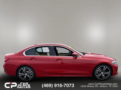 Melbourne Red Metallic 2021 BMW 330 330i Sedan 4D