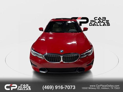 Red 2021 BMW 330 330i Sedan 4D