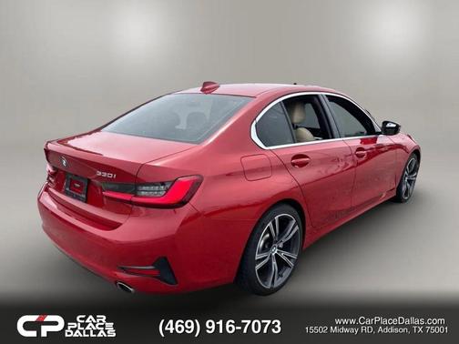 Melbourne Red Metallic 2021 BMW 330 330i Sedan 4D