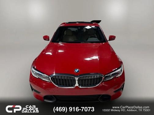 Red 2021 BMW 330 330i Sedan 4D